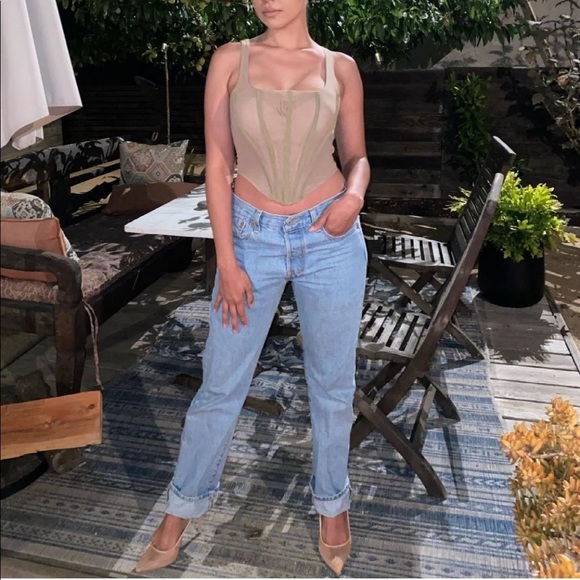 MESH BODICE CORSET TOP - Picture 2 of 8